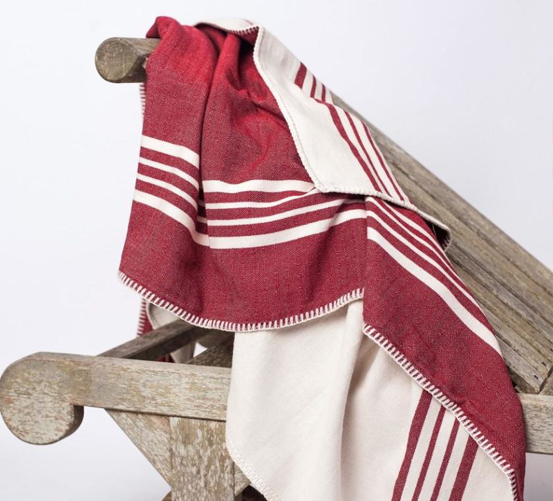 Gifts for Sailors - 12° West - Marmara Imports Farmers Stitch Blanket