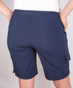 12° West Women's Technical Sailing Shorts - Oyster Bay Short - Navy