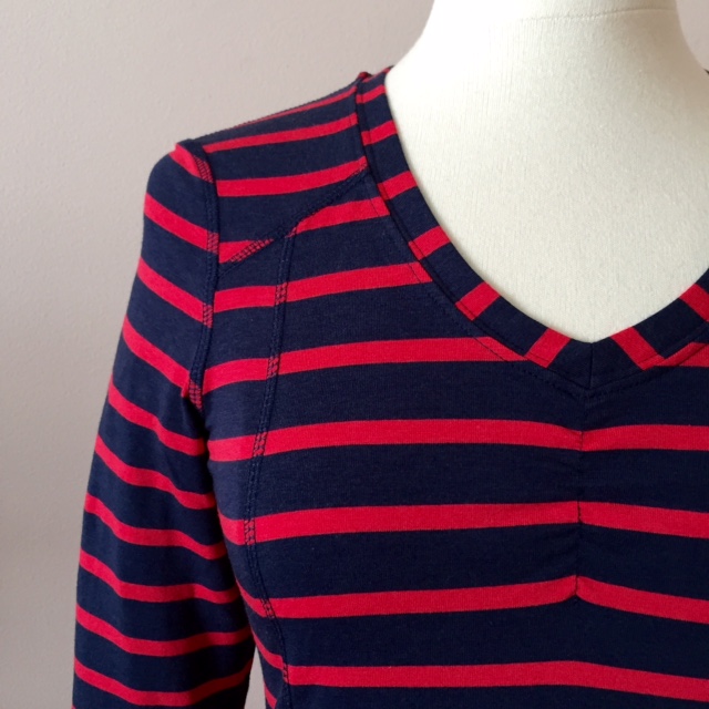 Saybrook Stripe Shirt - 12º West - women's bamboo sailing shirt