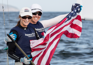 US Sailing Team members Brianna Provancha and Annie Haeger