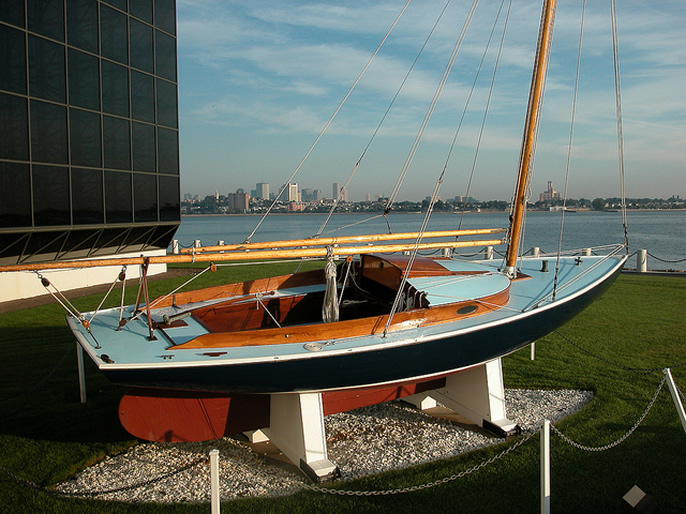 JFK sailboat Victura sailing