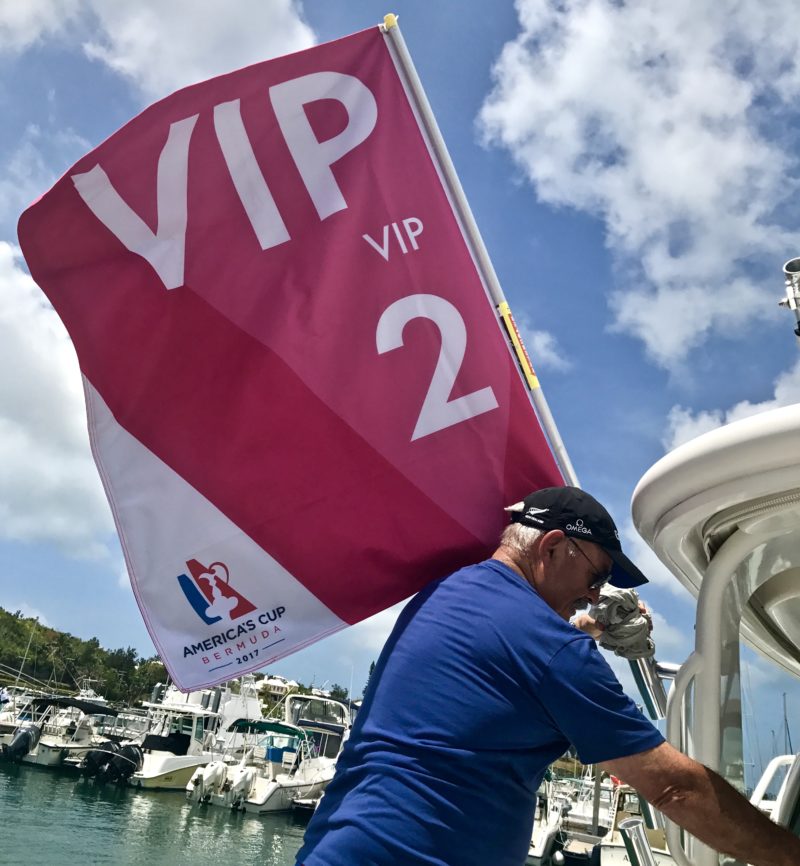 VIP Flag - America's Cup Bermuda - 12º West