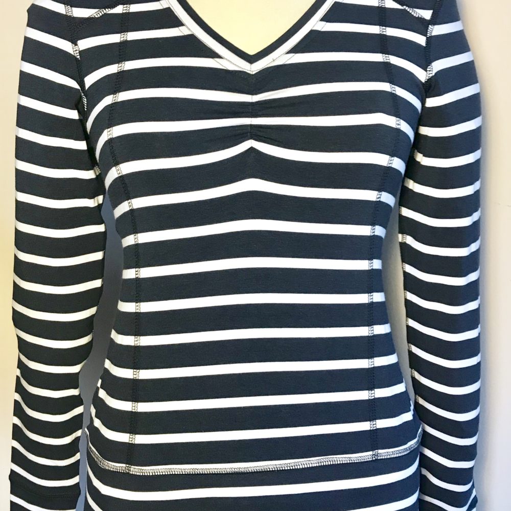 Saybrook Stripe Shirt - 12º West - women's striped sailing shirt