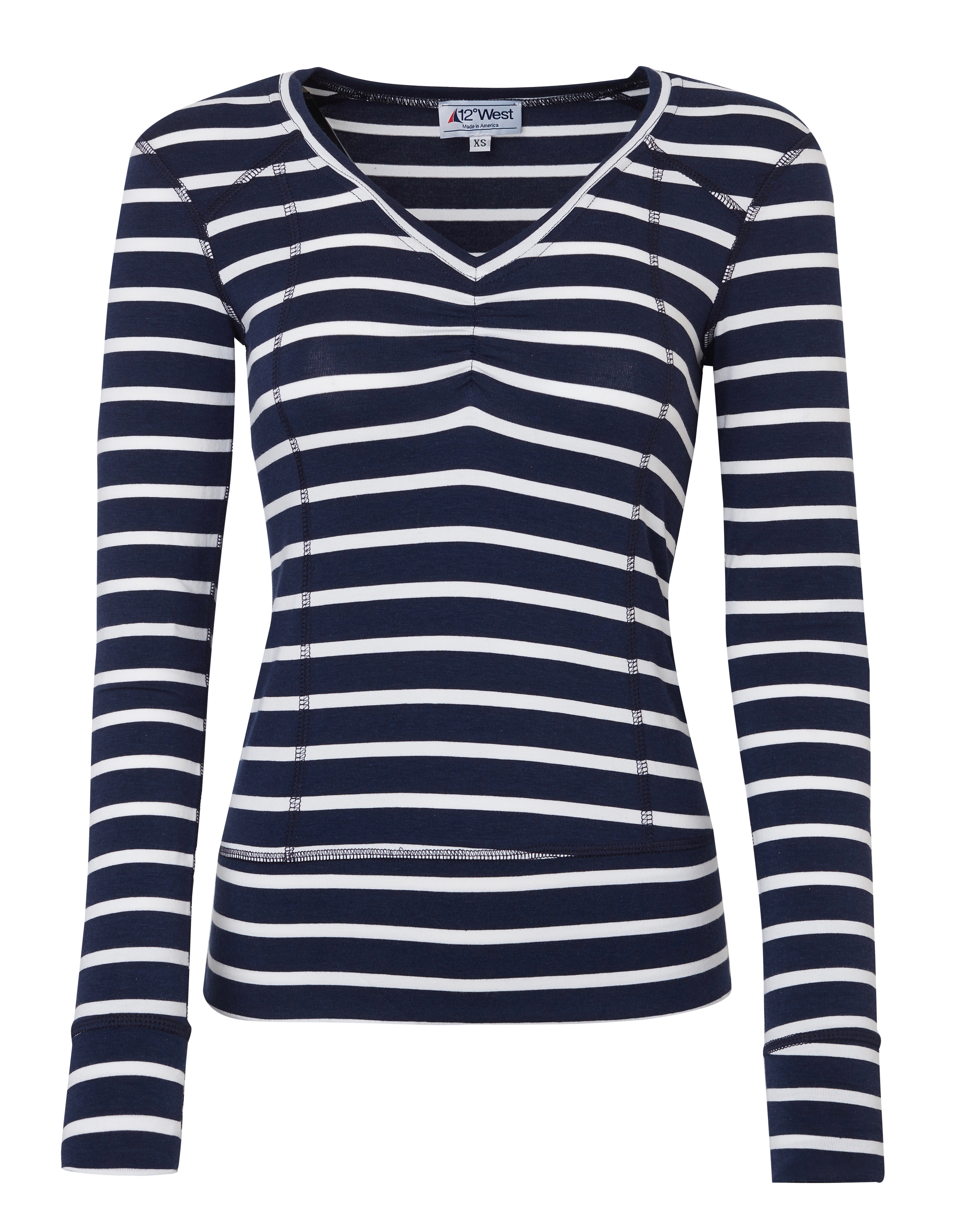 striped tees for women